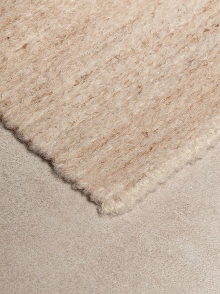 MELANGE | BLANCO NATURAL, TAN & YUTE | ALPACA BOUCLÉ | GROSOR MEDIO