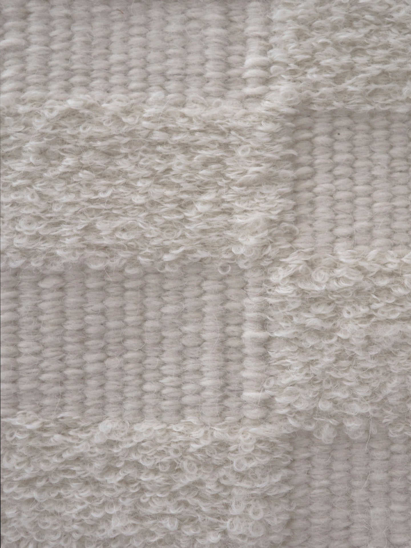 CHECKERED | BLANCO NATURAL | ALPACA BOUCLÉ | GROSOR MEDIO