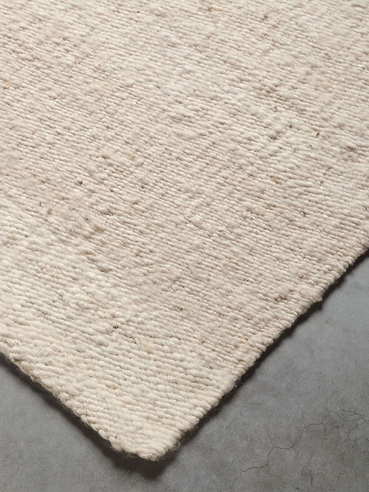 NATURAL WHITE | WOOL | BAETON, THIN THICKNESS