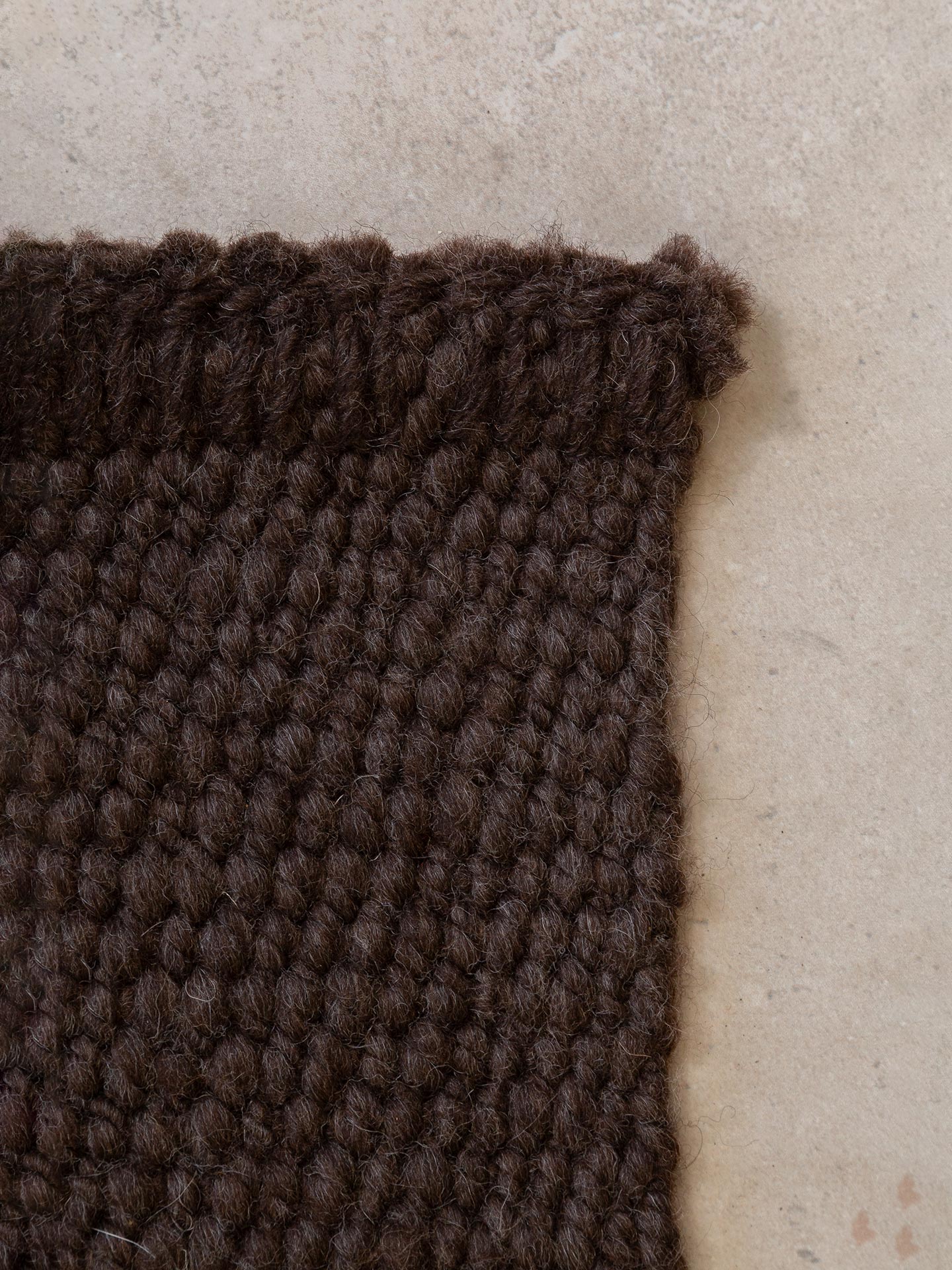 CHOCOLATE | LANA CEPILLADA | GROSOR FINO