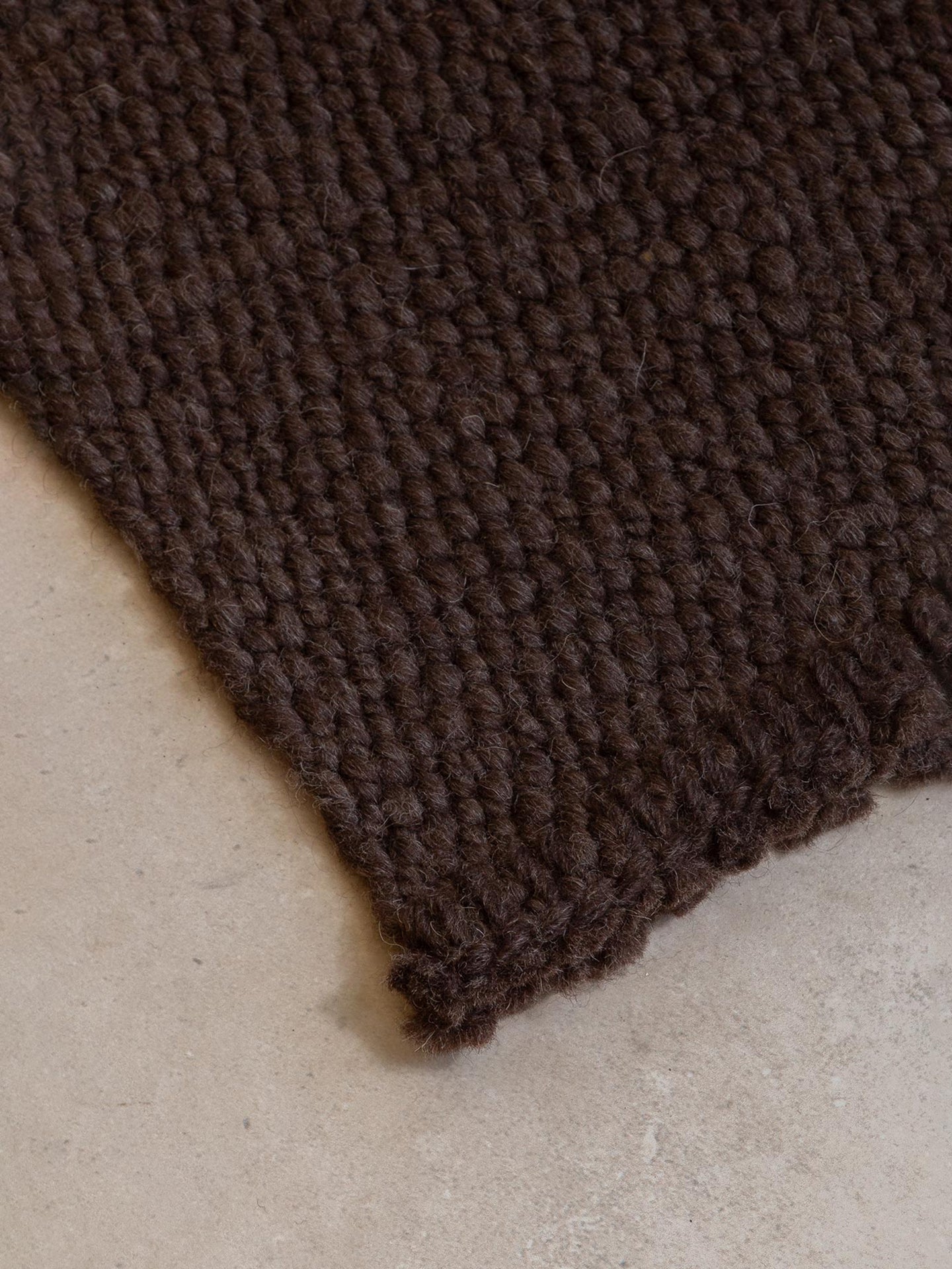 CHOCOLATE | LANA CEPILLADA | GROSOR FINO