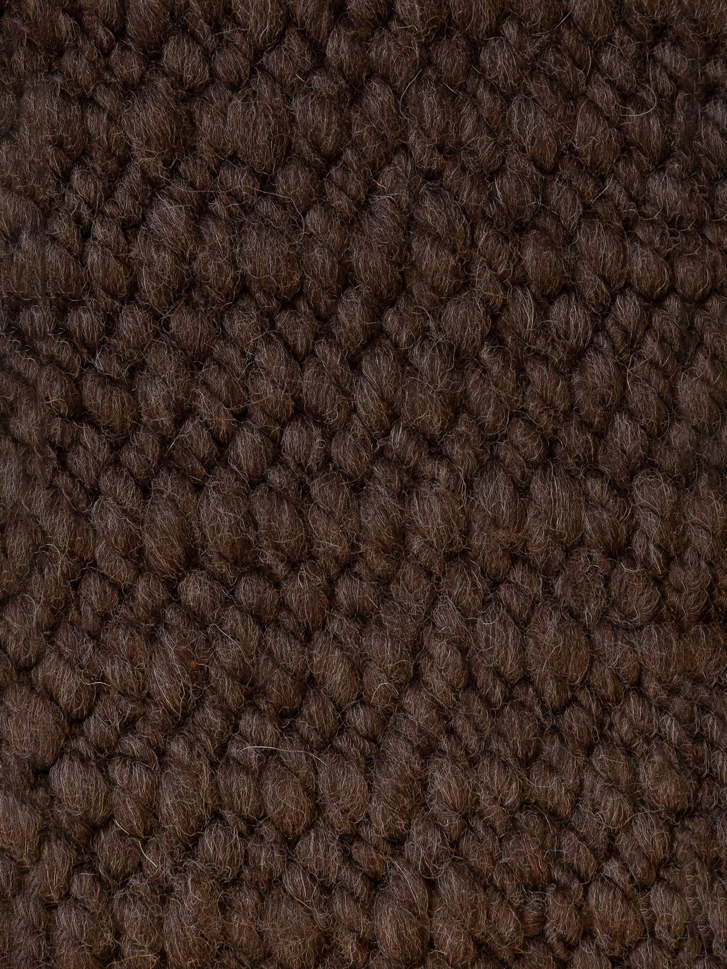 SURCOS | CHOCOLATE | LANA CEPILLADA | GROSOR GRUESO