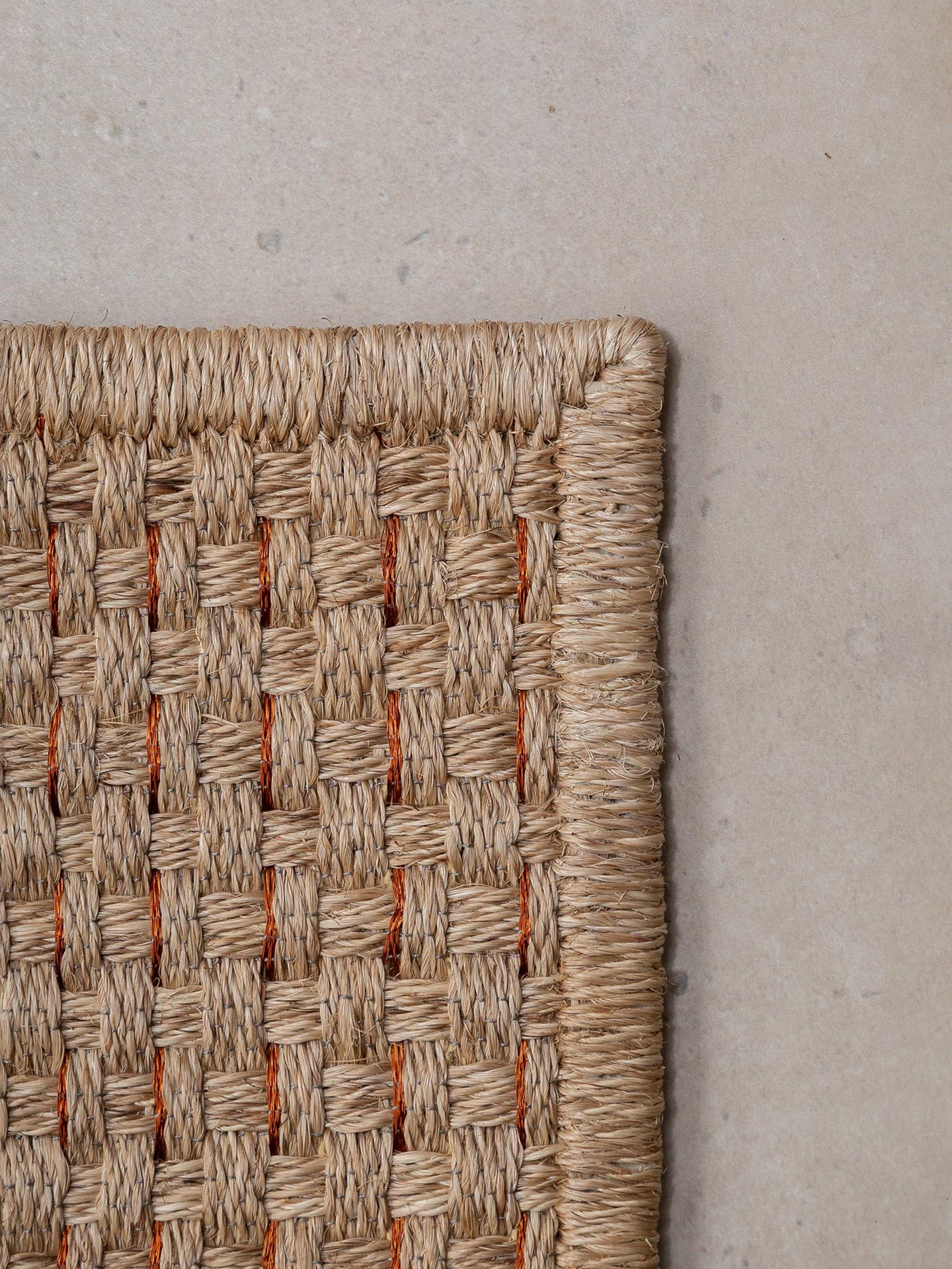 CANASTO LARGO | NATURAL & COBRE