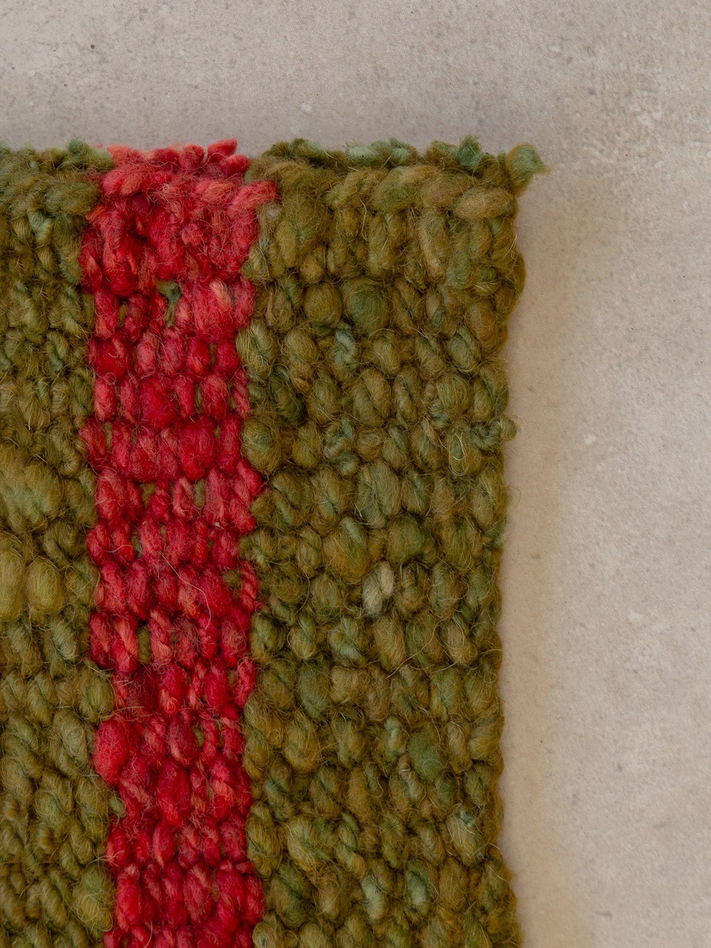 STRIPED | YERBA GREEN & MALBEC | WOOL | CHUNKY THICKNESS