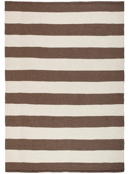 Caleu marrón a rayas