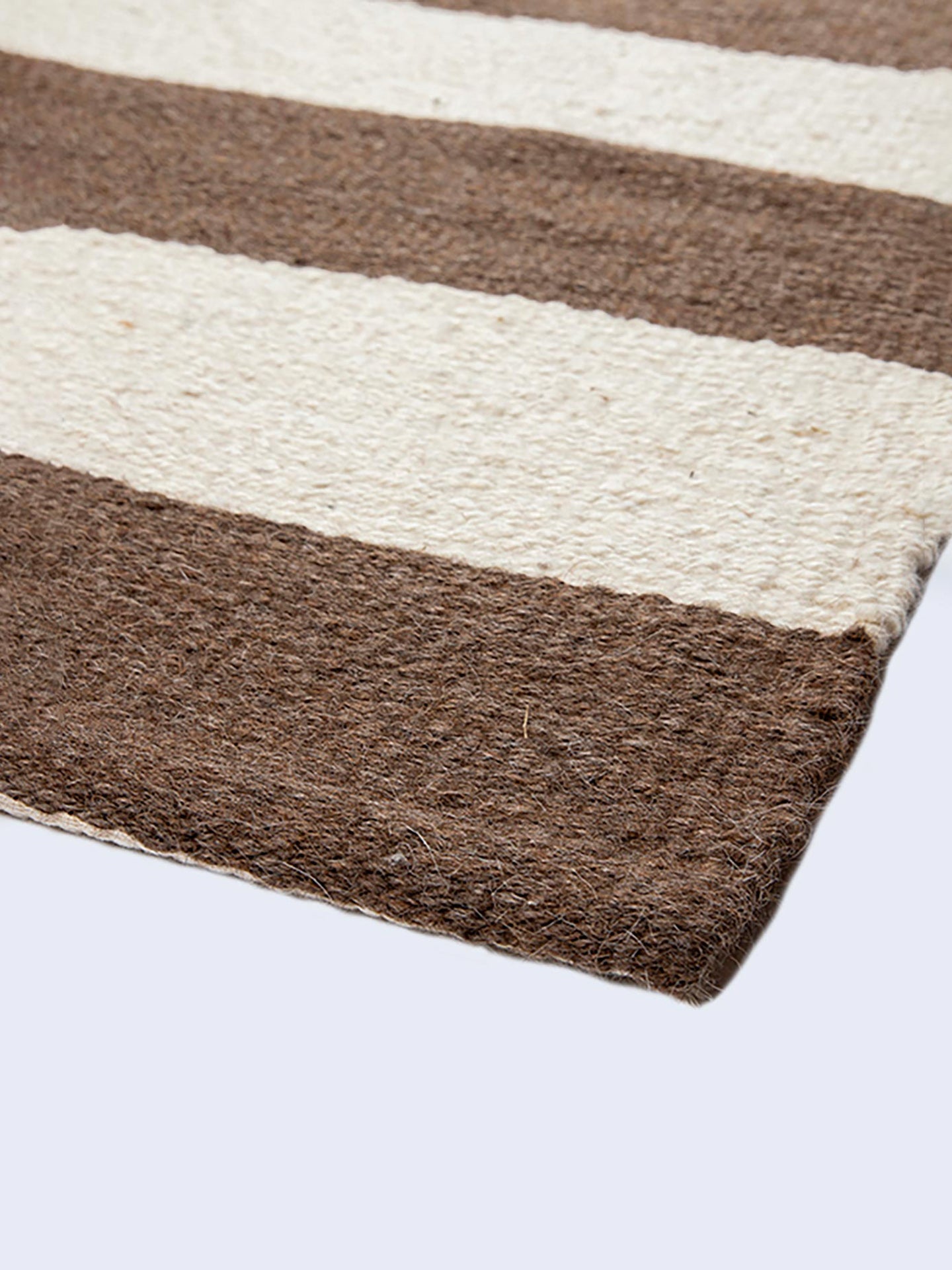 Caleu marrón a rayas