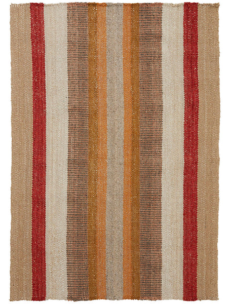 Rayas rojas y marrones