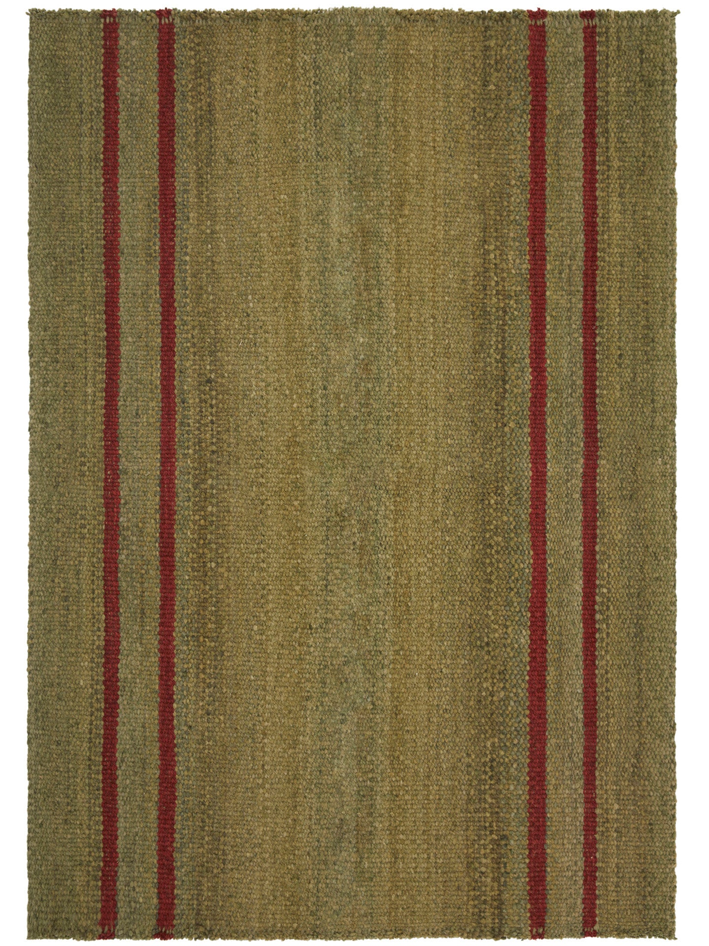 Rayas verde musgo y rojo