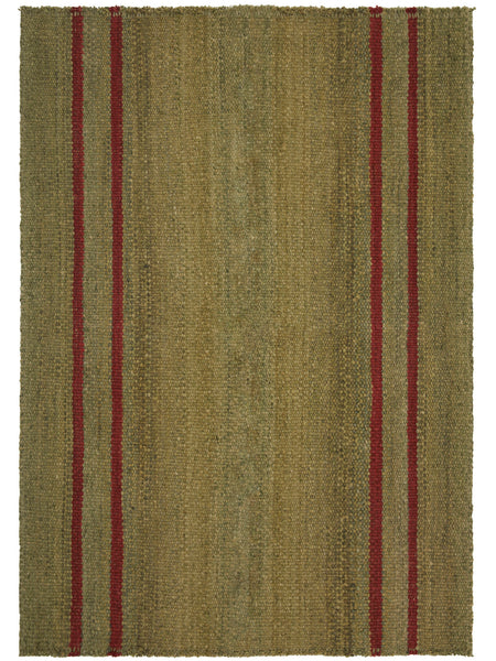 Rayas verde musgo y rojo