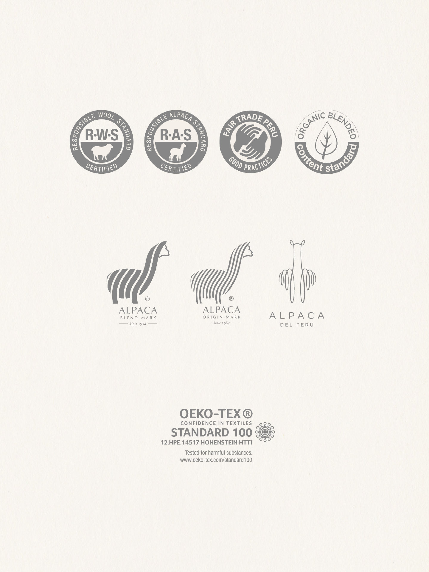 CHEVRON | NATURAL WHITE & BEIGE | BOUCLE ALPACA | MEDIUM THICKNESS