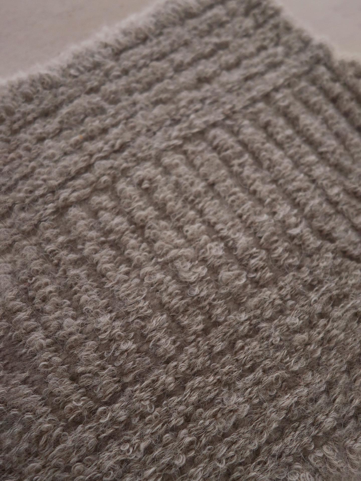 CORDEROY | BEIGE | ALPACA BOUCLÉ | GROSOR MEDIO