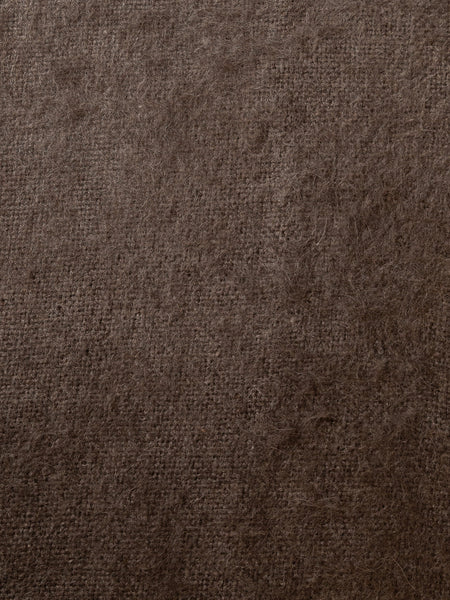 BRUSHED NATURAL GREY THROW
