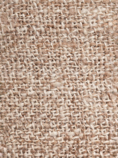 BEIGE MARBLED THROW