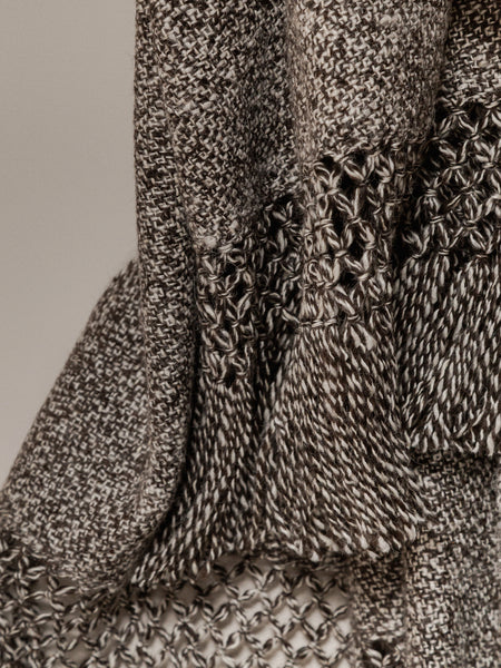 CHOCOLATE MARBLED THROW