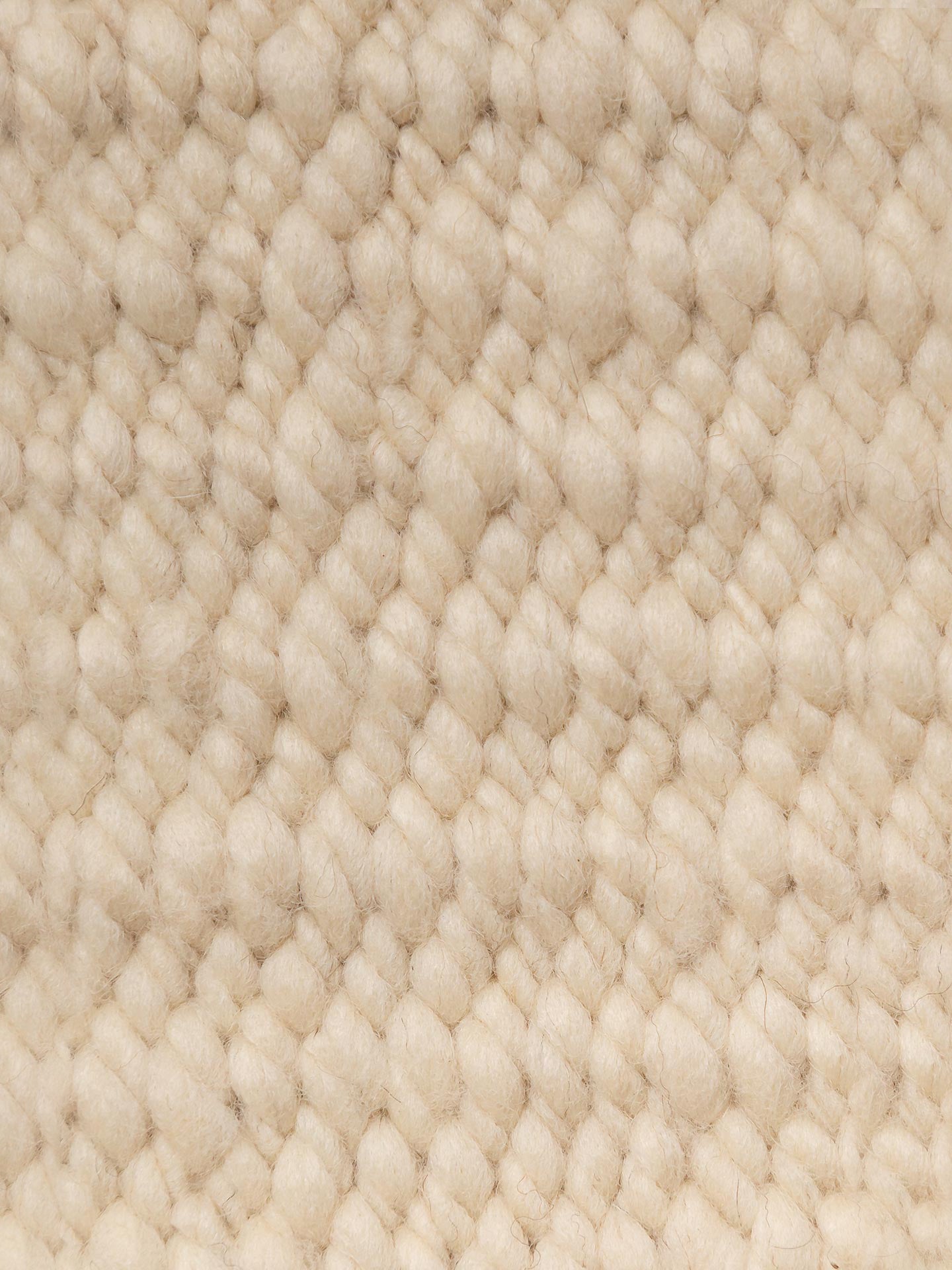 SURCOS | BLANCO NATURAL | LANA CEPILLADA | GROSOR GRUESO