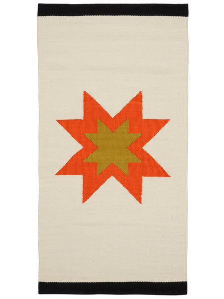 Mini alfombra Estrella Naranja