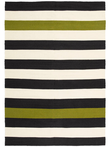 Striped Black & Green